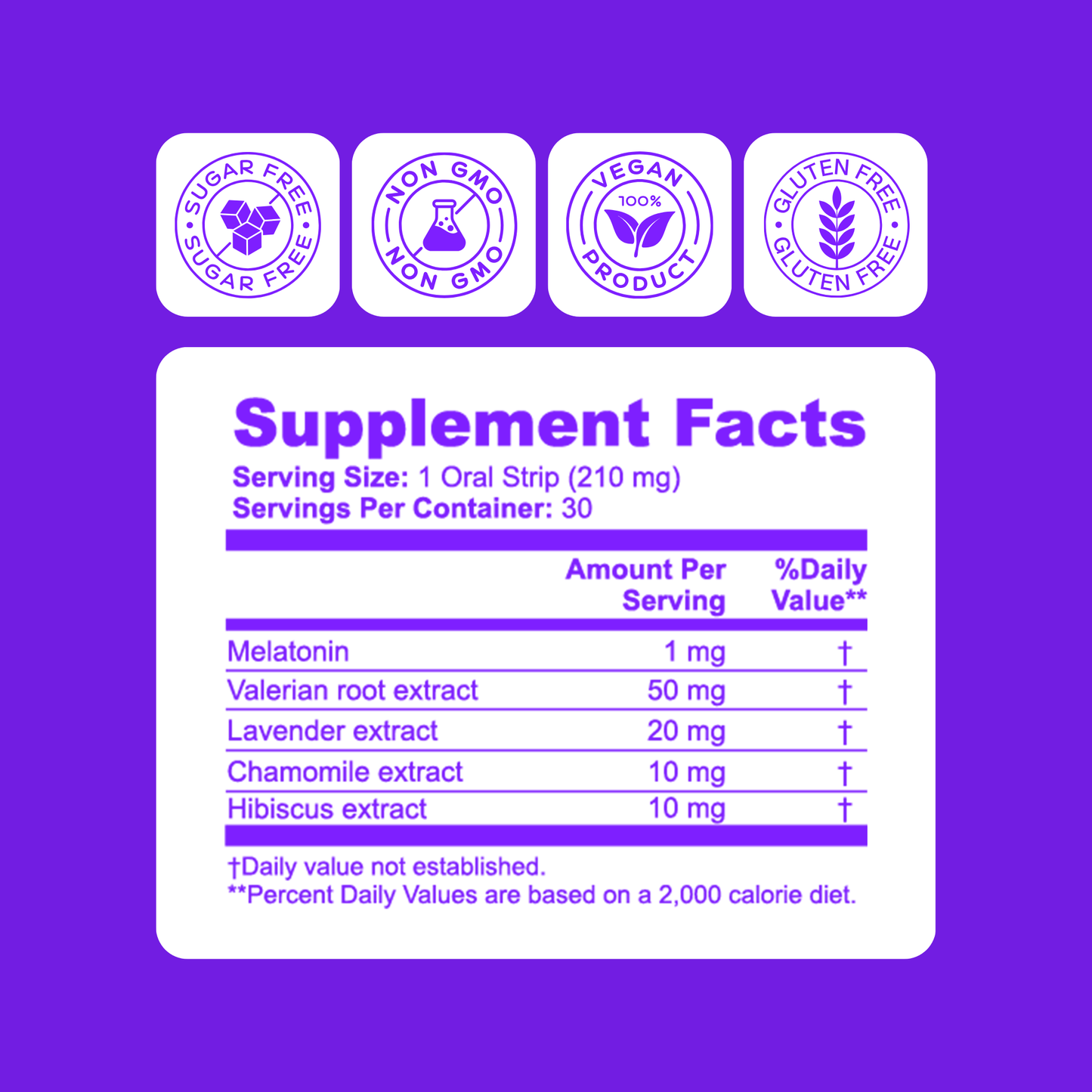 locked in sleep premium sleep support supplement supplement facts product photo