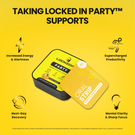 locked in party morning recovery support supplement features and benefits product photo
