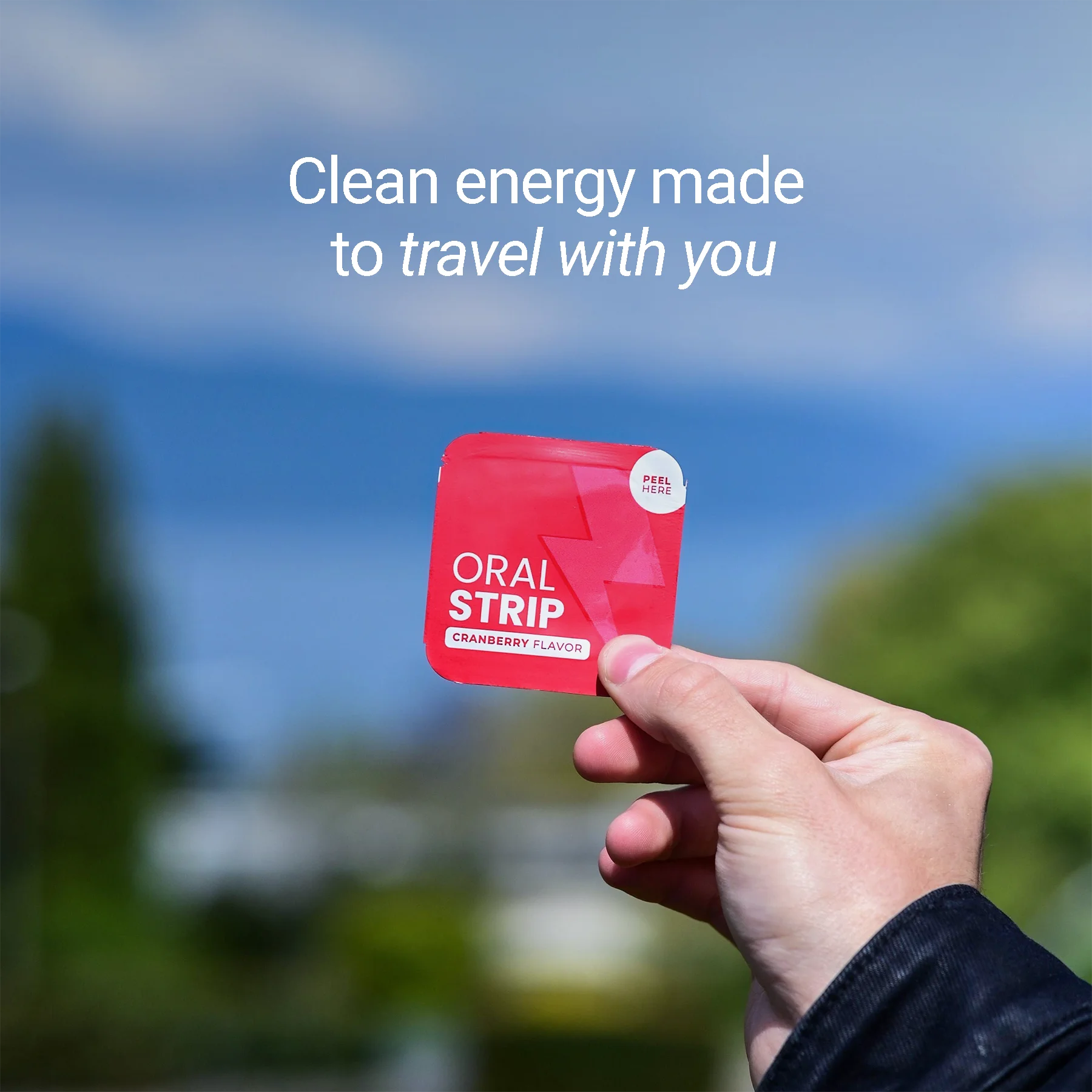 locked in energy premium energy support supplement travel lifestyle product photo