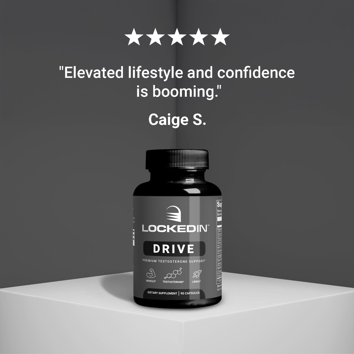 locked in drive testosterone booster supplement review product photo 