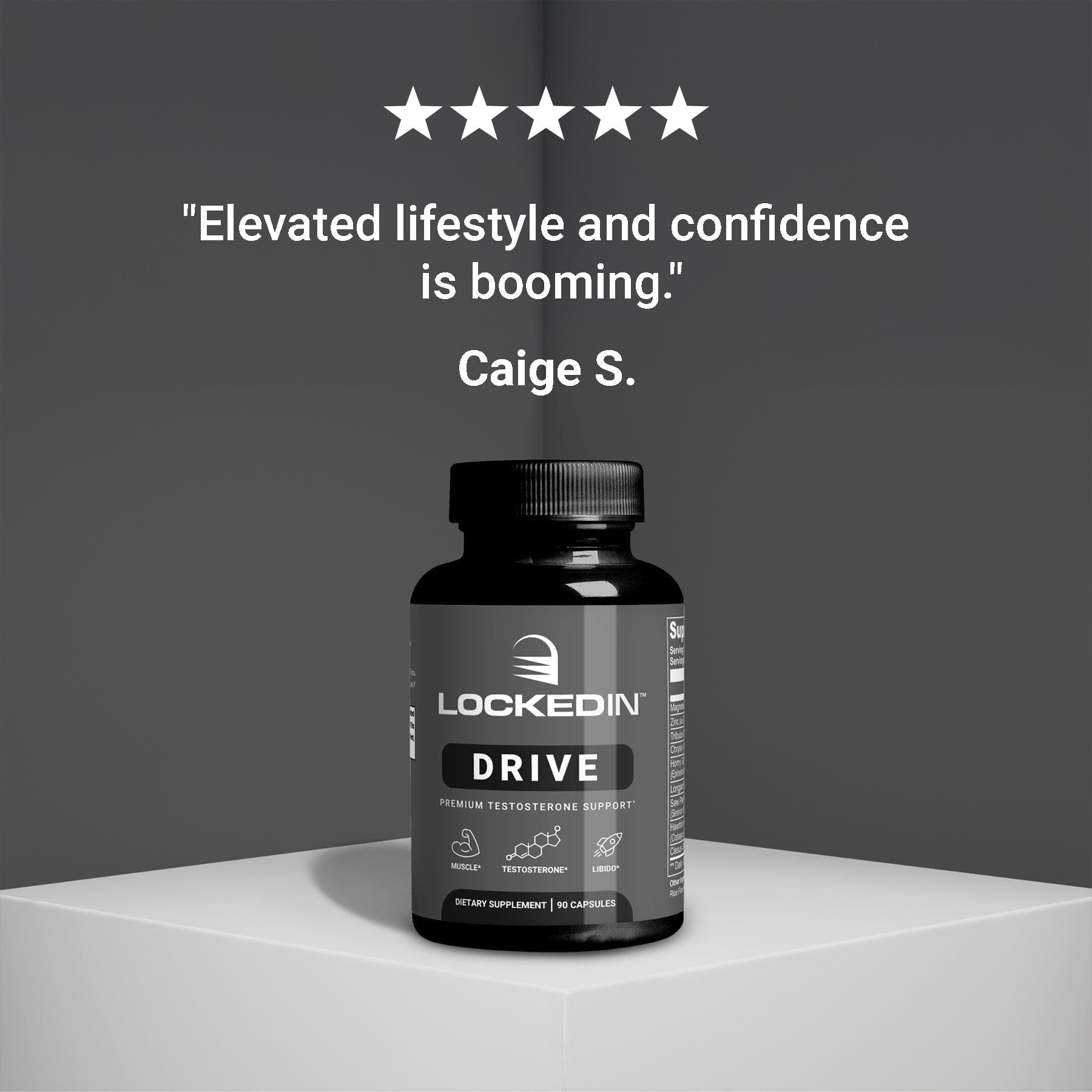 locked in drive testosterone booster supplement review product photo 