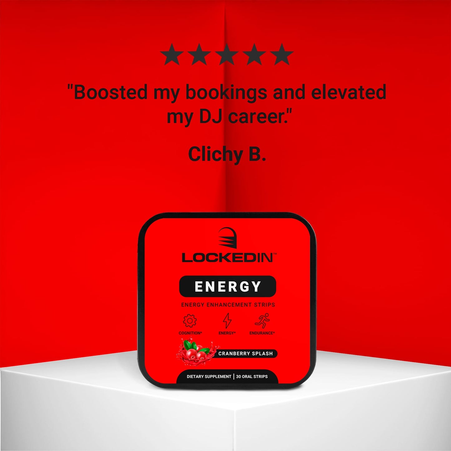 Locked In Energy- Energy Enhancement Strips, Clichy B. Testimonial.