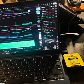 locked in party hangover supplement trading on computer
