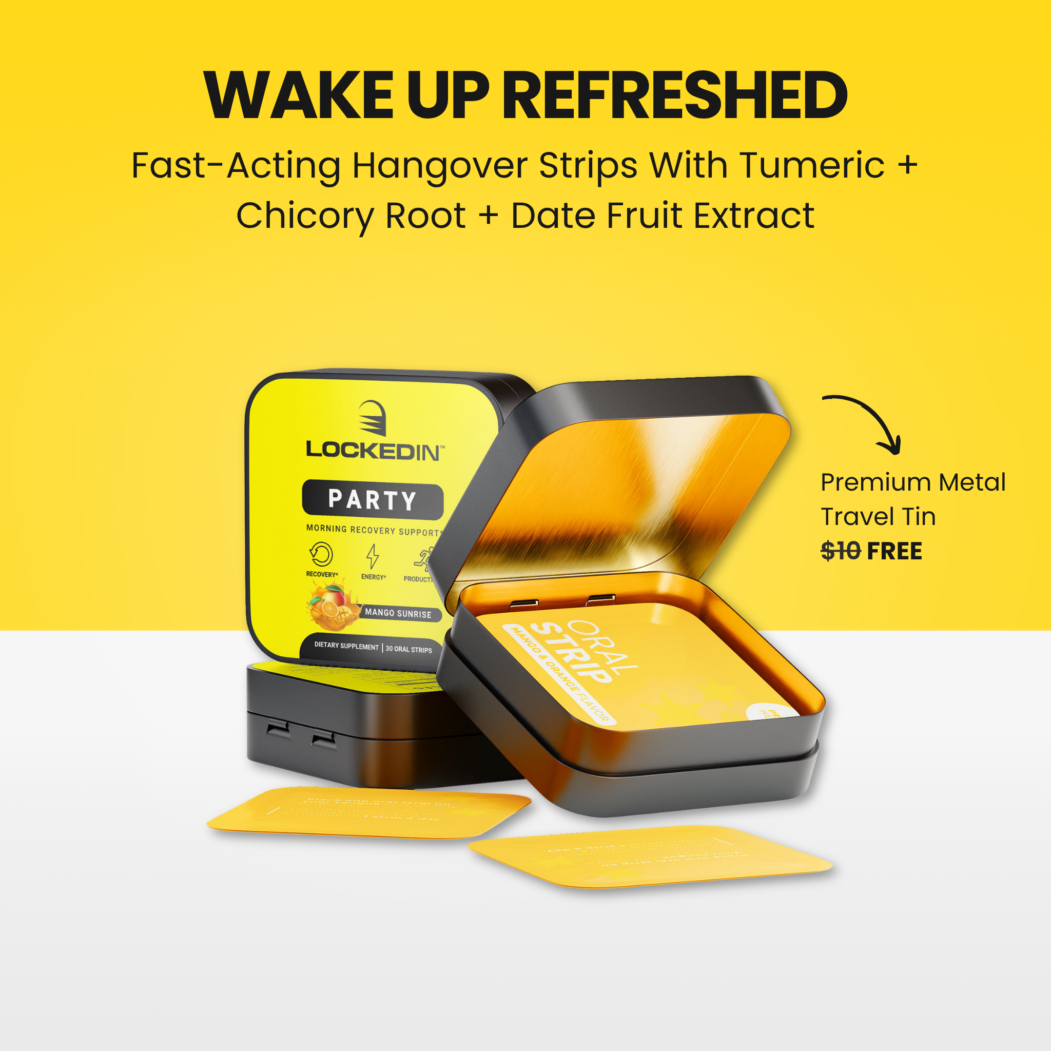 locked in party morning recovery support supplement wake up refreshed