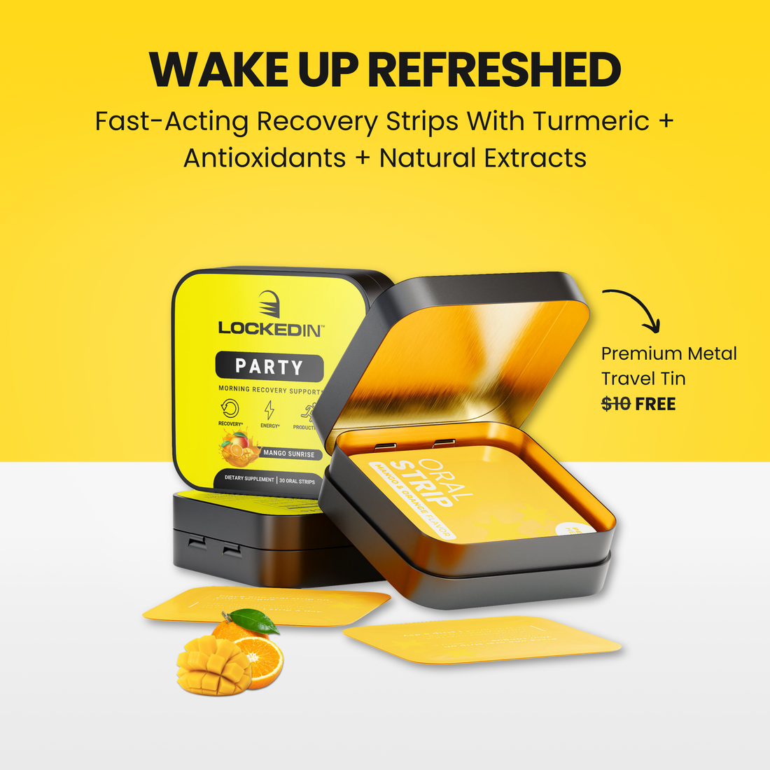 locked in party morning recovery support supplement wake up refreshed