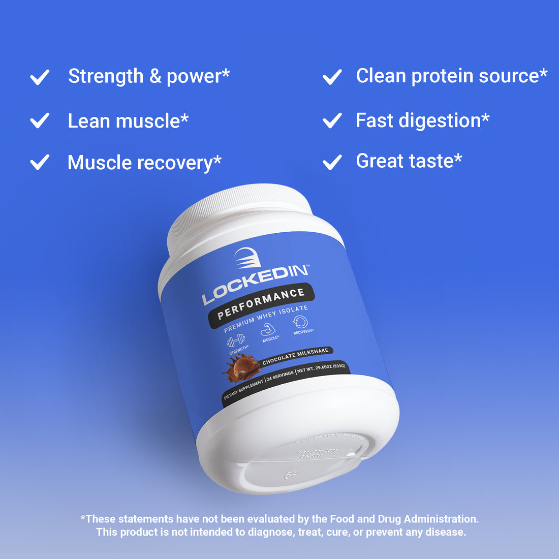 locked in performance whey protein isolate supplement supporting benefits product photo 