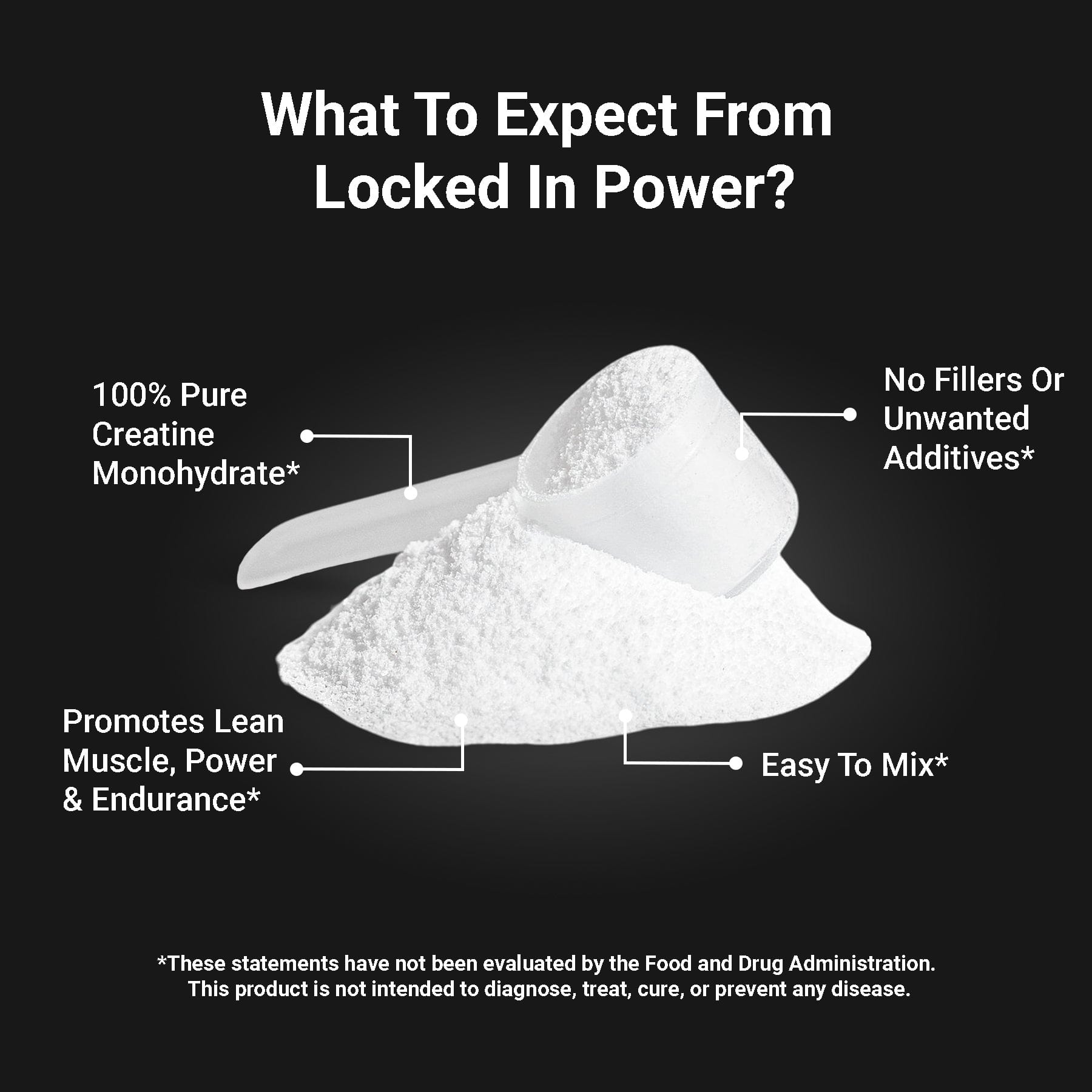 locked in power creatine supplement what to expect product photo