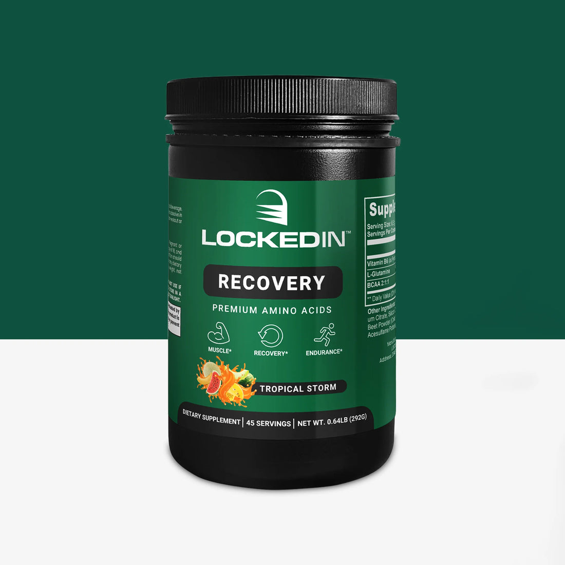locked in recovery amino acid supplement main product photo 