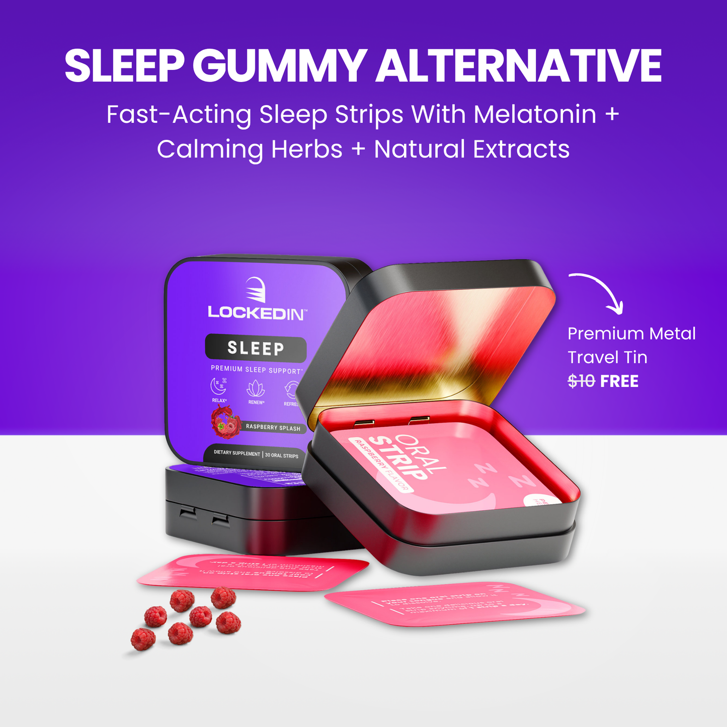 locked in sleep premium sleep support supplement sleep gummy alternative