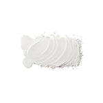 White powder on a white background