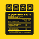 locked in party morning recovery support supplement supplement facts product photo