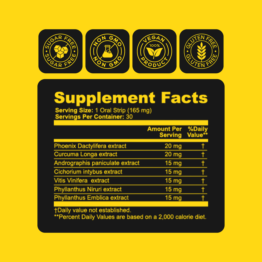 locked in party morning recovery support supplement supplement facts product photo