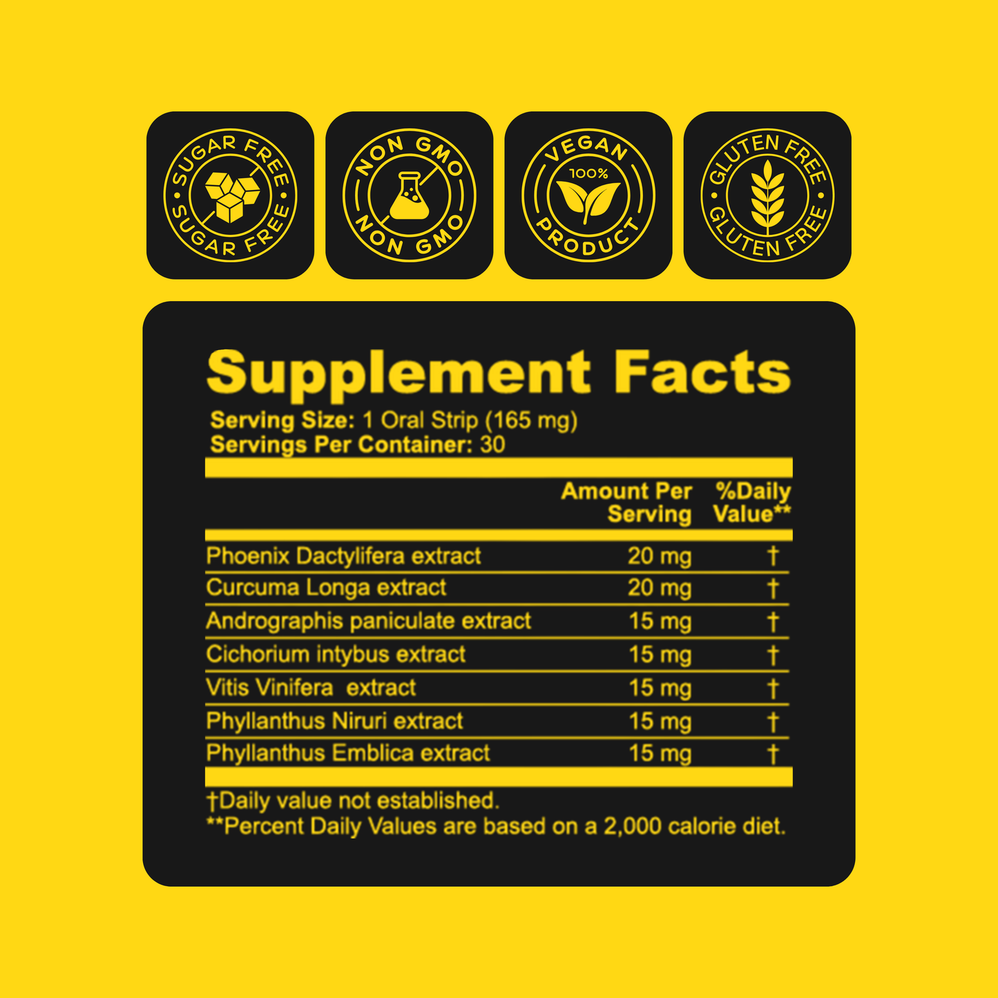 locked in party morning recovery support supplement supplement facts product photo