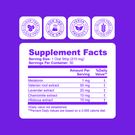 locked in sleep premium sleep support supplement supplement facts product photo