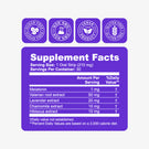 locked in sleep premium sleep support supplement supplement facts product photo