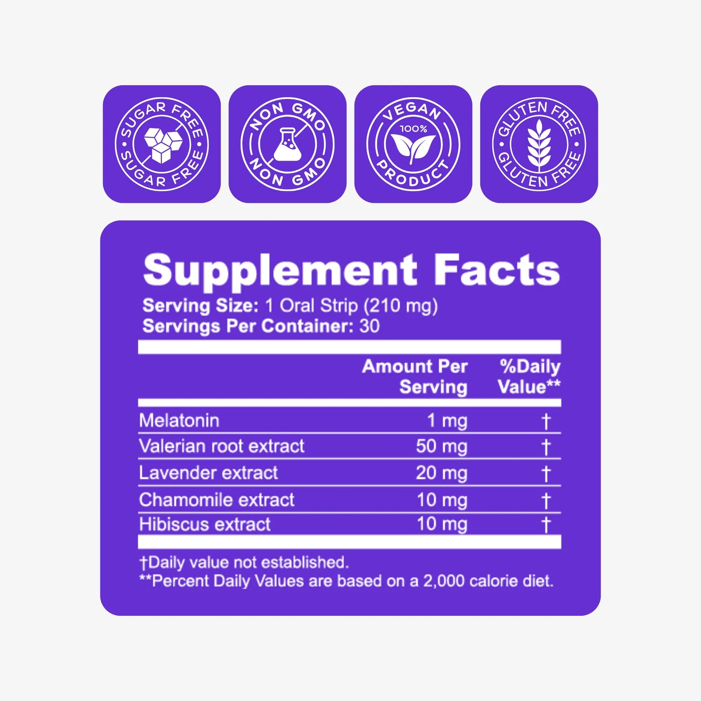 locked in sleep premium sleep support supplement supplement facts product photo